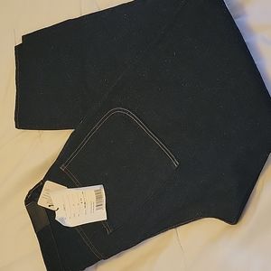 Button Fly Dark Wash Denim